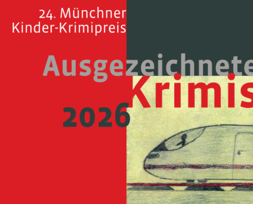 Cover des Büchleins mit den "Ausgezeichneten Krimis 2026" des 24. Münchner Krimipreises.